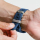 Λουράκι Apple Watch Ultra/SE/11/10/9/8/7/6/5/4 (49/46/45/44mm) Nomad Rocky Point Band Αδιάβροχο FKM & Τιτάνιο - Atlantic / Black (NM014827858)