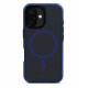 Θήκη iPhone 16 Spacecase Hybrid Fusion Mag Ημιδιάφανη Σκληρή με MagSafe - Dark Blue (5905719112394)