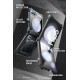 Θήκη Samsung Galaxy Z Flip5 Supcase i-Blason Armorbox Ανθεκτική με Κλιπ Ζώνης & Kickstand - Black (843439124042)
