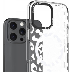 Θήκη iPhone 16 Pro Max HappyCase Joy Διάφανη Σκληρή με MagSafe - Wild Leopard (8719246462450)