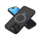 Θήκη iPhone 16 Pro Max Spacecase Ring Pro Mag Σκληρή με MagSafe & KickStand - Black (5905719112226)
