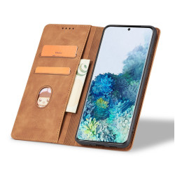 Θήκη iPhone 16 Pro Max Bodycell Book Case Πορτοφόλι - Brown (5206015079740)