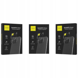 Tempered Glass iPhone 15 Pro / 15 Pro Max Spacecase QuickFit Camera Glass Αντιχαρακτικό Γυαλί Προστασίας για Φακό Κάμερας 2 Τεμάχια - Dark Blue (5905719112677)