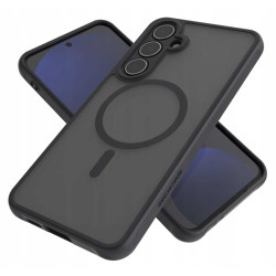 Θήκη Samsung Galaxy S24 FE Spacecase Hybrid MagSafe Σκληρή Ημιδιάφανη με MagSafe - Black (5905719113131)