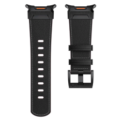 Λουράκι Samsung Galaxy Watch Ultra 2025 / 2024 47mm Tech-Protect Delta Pro Δερμάτινο - Leather Black (5906302376377)
