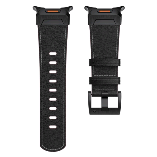 Λουράκι Samsung Galaxy Watch Ultra 2025 / 2024 47mm Tech-Protect Delta Pro Δερμάτινο - Leather Black (5906302376377)