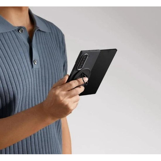 Θήκη Samsung Galaxy Z Fold6 Pitaka Premium Woven Case MagEZ Case 5 Aramid Fiber Body με MagSafe 1.2mm 1500D - Black / Grey (FBFold6)