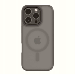 Θήκη iPhone 16 Pro Spacecase Hybrid MagSafe Σκληρή Ημιδιάφανη με MagSafe - Grey (5905719111861)