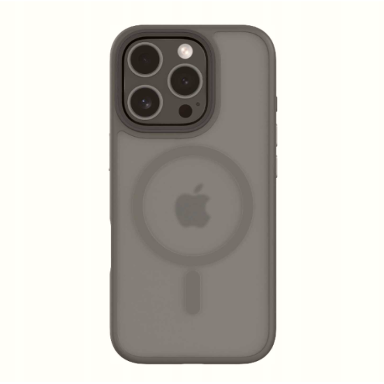 Θήκη iPhone 16 Pro Spacecase Hybrid MagSafe Σκληρή Ημιδιάφανη με MagSafe - Grey (5905719111861)