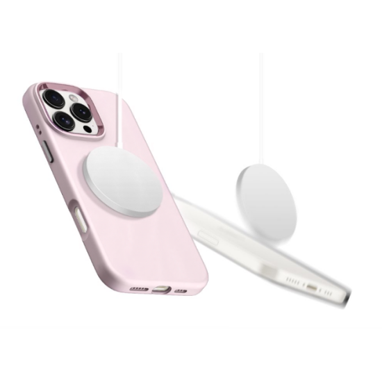 Θήκη iPhone 16 Pro Tech-Protect Silicone Pure MagSafe Σιλικόνης με MagSafe - Pink Pearl (5906302372577)