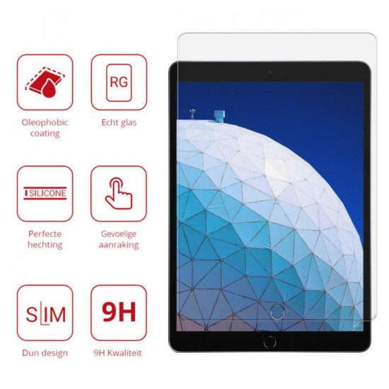 Tempered Glass iPad Air 3 10.5" 2019 / Pro 10.5" 2017 Rosso Αντιχαρακτικό Γυαλί Προστασίας Οθόνης - Clear (8719246465109)