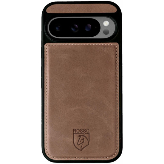 Θήκη Google Pixel 9 Pro XL Rosso Elite Δερμάτινο Πορτοφόλι με MagSafe - Brown (8719246461828)