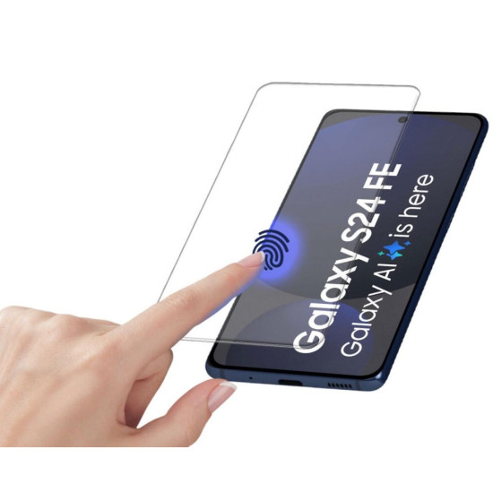Tempered Glass Samsung Galaxy S24 FE Rosso Αντιχαρακτικό Γυαλί Προστασίας Οθόνης - Clear (8719246464072)