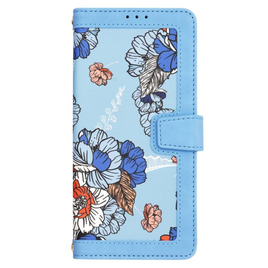 Θήκη Samsung Galaxy A55 Techsuit FlipCraft Πορτοφόλι από Οικολογικό Δέρμα με Αποσπώμενο Λουράκι Χειρός - Vibrant Blue (5949419166394)