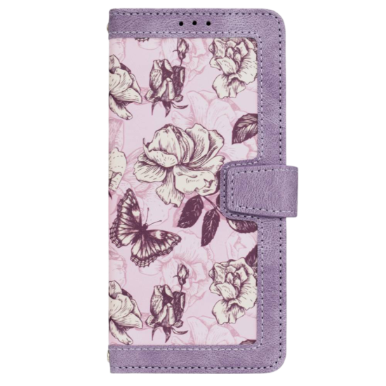 Θήκη Samsung Galaxy A55 Techsuit FlipCraft Πορτοφόλι από Οικολογικό Δέρμα με Αποσπώμενο Λουράκι Χειρός - Mysterious Purple (5949419166387)