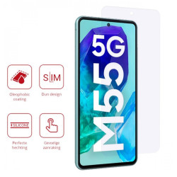 Μεμβράνη Προστασίας Samsung Galaxy M55 Rosso Ultra Clear Screen Protector Οθόνης 2 Τεμάχια - Clear (8719246458712)
