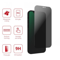 Tempered Glass iPhone 12 mini Rosso Privacy Αντιχαρακτικό Γυαλί Προστασίας Απορρήτου Οθόνης (8719246465062)