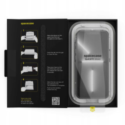 Tempered Glass iPhone 14 / 13 / 13 Pro Spacecase QuickFit Glass Αντιχαρακτικό Γυαλί Προστασίας Οθόνης με Απλικατέρ QuickFit 2 Τεμάχια - Clear (5905719112790)