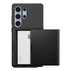 Θήκη Samsung Galaxy S25 Ultra Spigen Slim Armor CS Ανθεκτική με Υποδοχή για Κάρτες - Black (ACS08967)