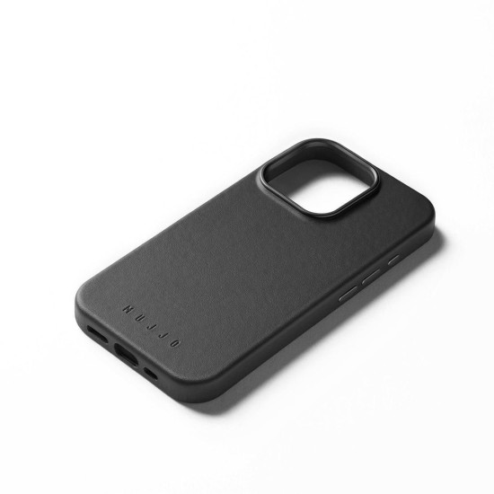 Θήκη iPhone 16 Pro MUJJO Full Leather Case Δερμάτινη με MagSafe - Black (MUJJO-CL-051-BK)