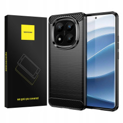 Θήκη Xiaomi Redmi Note 14 Pro Plus 5G Spacecase Carbon Σιλικόνης - Black (5905719113698)