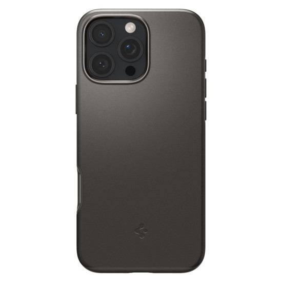 Θήκη iPhone 16 Pro Spigen Thin Fit MagFit Σκληρή με MagSafe - Gunmetal (ACS08107)