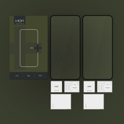 Tempered Glass Samsung Galaxy S25 Plus Hofi Premium Pro+ Αντιχαρακτικό Γυαλί Προστασίας FullFace Οθόνης 2 Τεμάχια - Black (5906302322190)