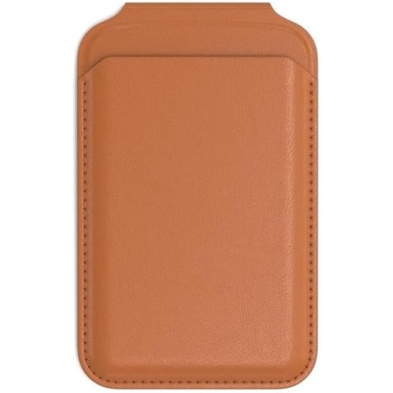 Θήκη / Πορτοφόλι Satechi Vegan Wallet Stand με MagSafe για Κάρτες / Αναδιπλούμενη Βάση από Δέρμα Vegan - Orange (ST-VLWO)