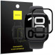 Hybrid Glass Apple Watch 11 / 10 46mm Spacecase Smartwatch Αντιχαρακτικό Προστατευτικό Υβριδικό Οθόνης - Black (5905719113087)