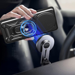 Θήκη Xiaomi Redmi Note 14 Pro Plus 5G Tech-Protect Camshield Pro Ανθεκτική με Κάλυμμα για την Κάμερα & Ring Holder - Matte Black (5906302361632)