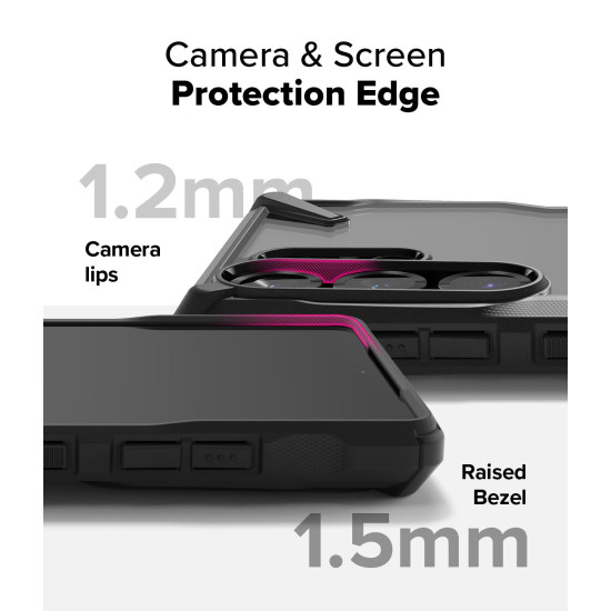 Θήκη Samsung Galaxy S25 Ultra Ringke Fusion X Σκληρή - Black (8800274969117)