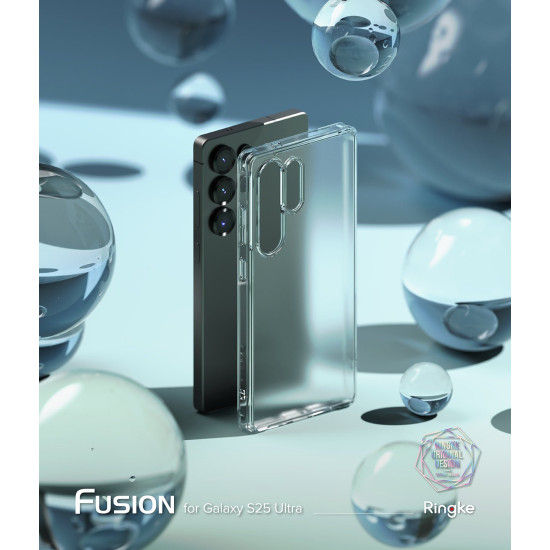 Θήκη Samsung Galaxy S25 Ultra Ringke Fusion Σκληρή με TPU Bumper - Matte Clear (8800274968912)