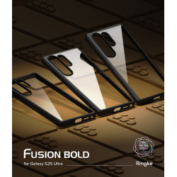 Θήκη Samsung Galaxy S25 Ultra Ringke Fusion Bold Σκληρή Διάφανη με TPU Bumper - Black (8800274969070)