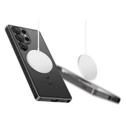 Θήκη Samsung Galaxy S25 Ultra Tech-Protect MagFlex Διάφανη Σιλικόνης με MagSafe - Shiny Black (5906302360048)