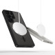 Θήκη Samsung Galaxy S25 Ultra Tech-Protect MagCam Σκληρή Ημιδιάφανη με MagSafe & Πλαίσιο Κάμερας - Matte Black (5906302380343)