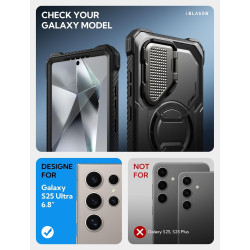 Θήκη Samsung Galaxy S25 Ultra Supcase i-Blason Armorbox Mag Ανθεκτική με MagSafe & Μεταλλικό Κάλυμμα για την Κάμερα - Black (843439156524)