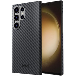 Θήκη Samsung Galaxy S23 Ultra Nekit Fiber Σκληρή με MagSafe Aramid Fiber 1mm 1500D Kevlar - Black (8719246462818)