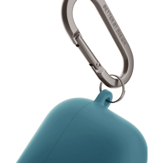 Θήκη AirPods 4th Gen Uniq Nexo Σκληρή με Ear Hooks / Άγκιστρα Αυτιών - Pacific Blue (UNIQ-AIRPODS(2024)-NEXOPBLU)
