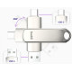 USB-A & Type-C Stick Buddi Dual Memory Stick USB 3.1 256GB για iOS & Android 5 Έτη Εγγύηση - Grey (8719246465888)