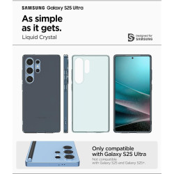 Θήκη Samsung Galaxy S25 Ultra Spigen Liquid Crystal Σιλικόνης - Space Crystal (ACS08949)