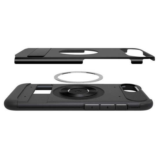 Θήκη iPhone 16e Spigen Slim Armor MagFit με MagSafe - Black (ACS09129)