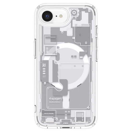Θήκη iPhone 16e Spigen Ultra Hybrid MagFit Σκληρή με MagSafe - Zero One White (ACS09142)
