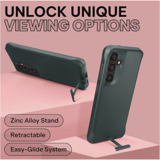 Θήκη Samsung Galaxy S24 Plus Oakshield Σκληρή με KickStand - Blue / Grey (OAK000038FX002C)