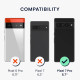 Θήκη Google Pixel 7 Pro KWmobile Crystal TPU Necklace Διάφανη Σιλικόνης με Λουράκι Λαιμού - Palm Leaves / Yellow / Grey / Transparent (KWM000017TN003C)