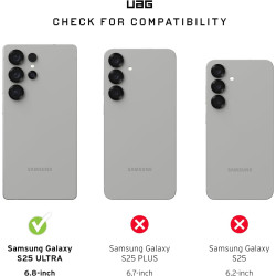 Θήκη Samsung Galaxy S25 Ultra UAG Essential Armor Ανθεκτική Σιλικόνης με MagSafe - Black (214492114040)