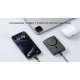 PowerBank Veger X5 6 in 1 W0582 με Ασύρματη Φόρτιση MagSafe 15W / RFID Πορτοφόλι MagSafe & KickStand 1 x Type-C 20W 5.000mAh - Black (6970453550008)