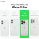 Θήκη iPhone 16 Pro Elago Magnetic Leather από Vegan Δέρμα με MagSafe - Black (ES16MSLE63PRO-BK)