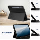 Θήκη Samsung Galaxy Tab S10 Plus / S9 Plus 12.4" Rosso Element PU με Υποδοχή για Γραφίδα - Black (8719246463457)