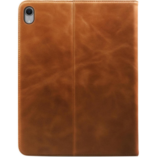 Θήκη iPad Mini 7 2024 / 6 2021 Rosso Deluxe Δερμάτινη με Υποδοχή για Apple Pencil - Brown (8719246471766)