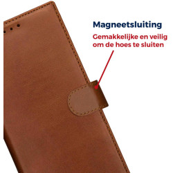 Θήκη Samsung Galaxy S25 Ultra Rosso Deluxe Δερμάτινο Πορτοφόλι - Brown (8719246463259)